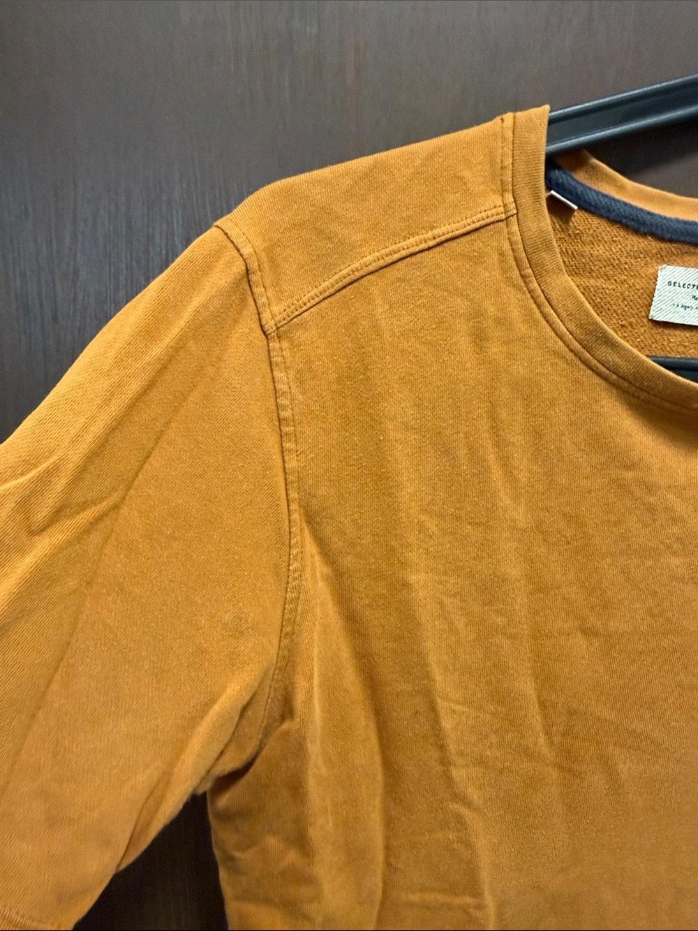 Urban Outfitters Men's Short Sleeve Tee in Rust Orange - Picture 3 of 4